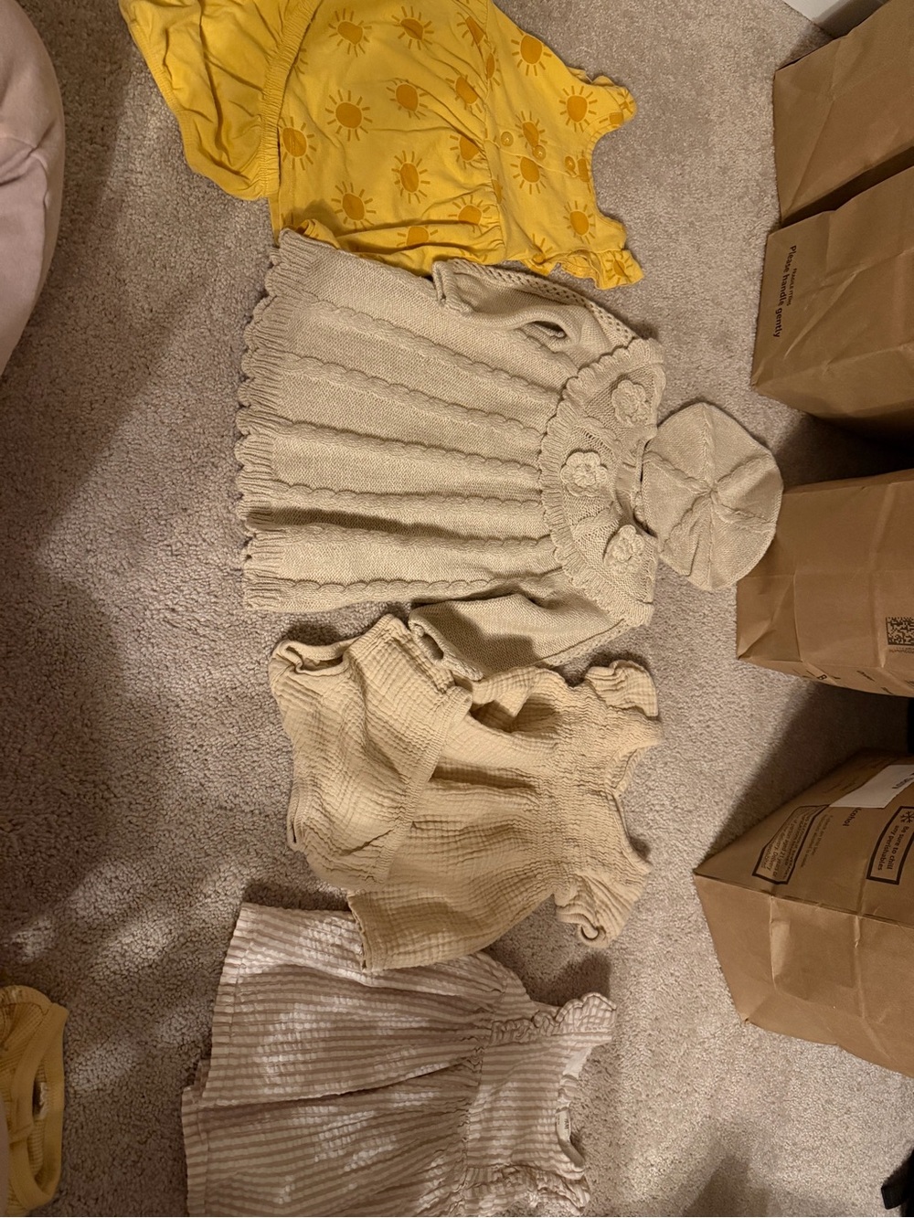 4 kids dresses 6-9 month
